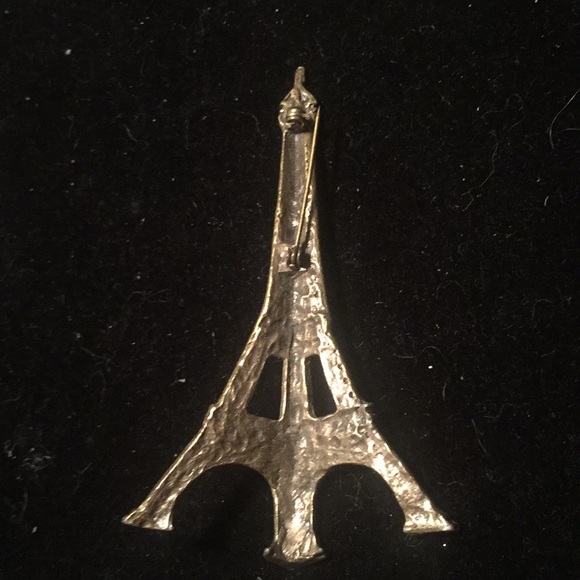 Vintage 1955 Eiffel Tower Brooch - Picture 3 of 5